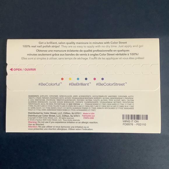 Color Street - Wing It On - NEW! - Picture 4 of 4